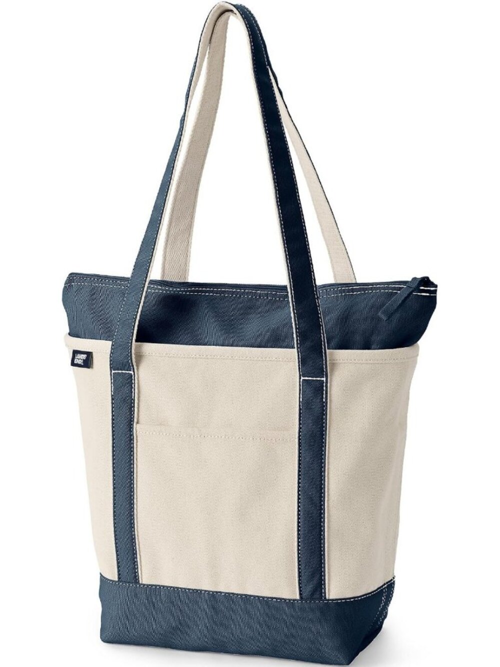 Stylish Zip Canvas Tote Bag - Durable, Spacious, Perfect for Travel & Everyday